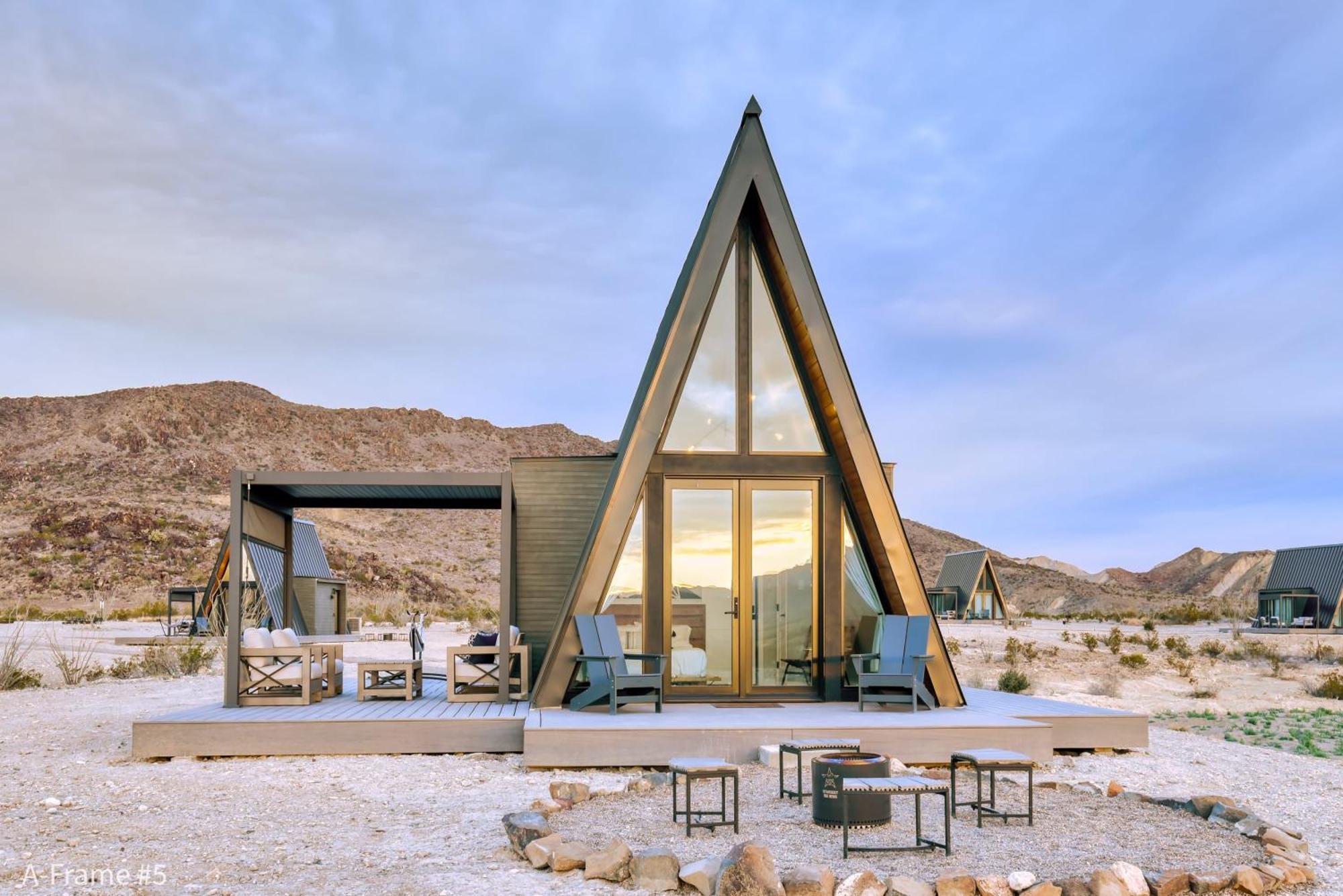 Stardust Big Bend Luxury A-Frame#5 Great Views Villa Terlingua Eksteriør bilde