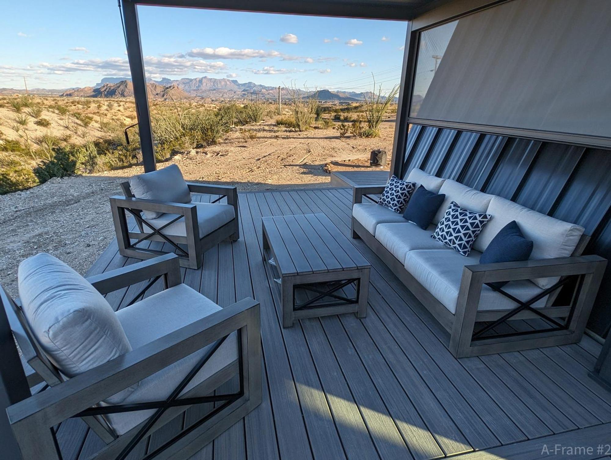 Stardust Big Bend Luxury A-Frame#5 Great Views Villa Terlingua Eksteriør bilde