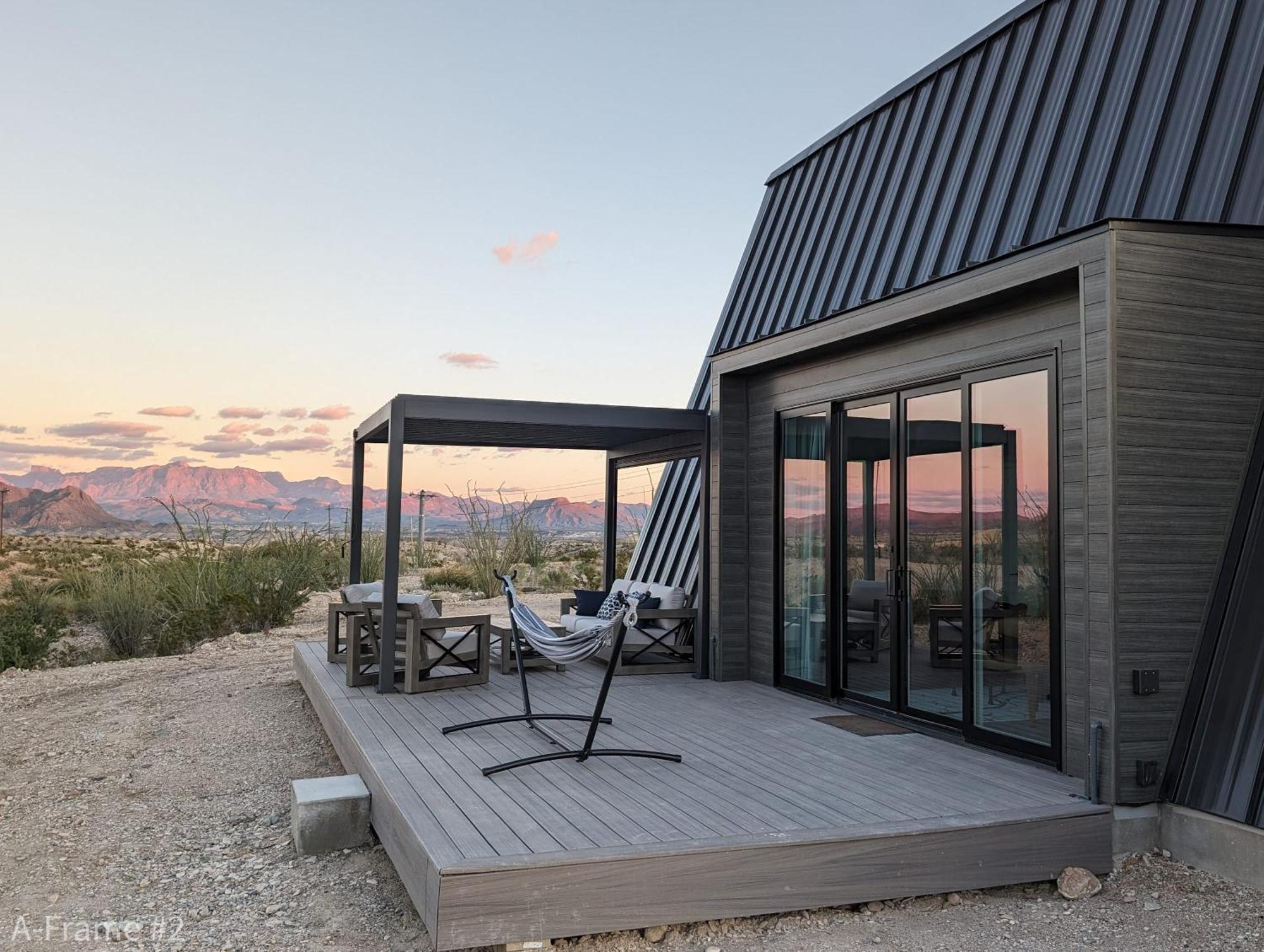Stardust Big Bend Luxury A-Frame#5 Great Views Villa Terlingua Eksteriør bilde