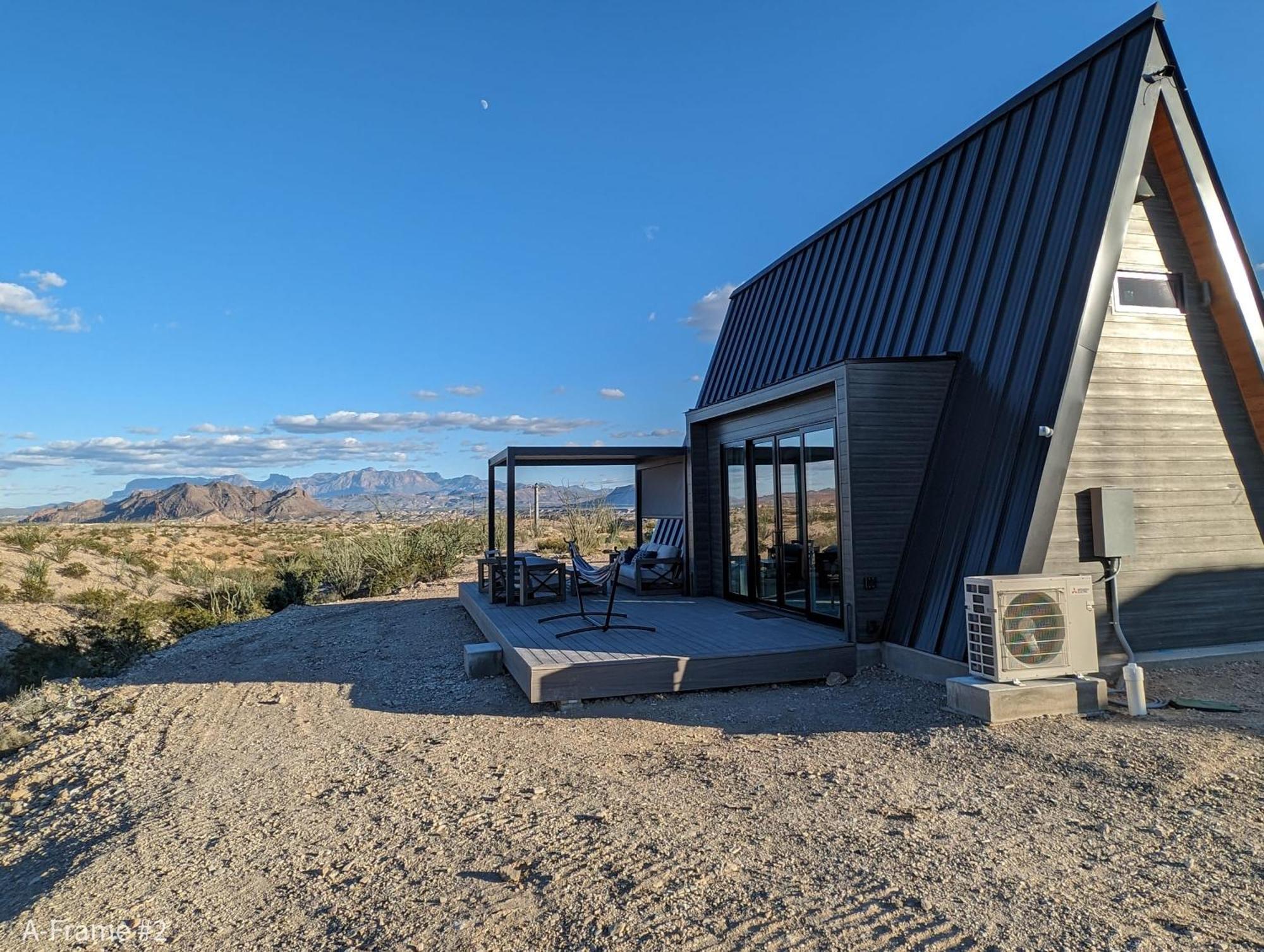 Stardust Big Bend Luxury A-Frame#5 Great Views Villa Terlingua Eksteriør bilde