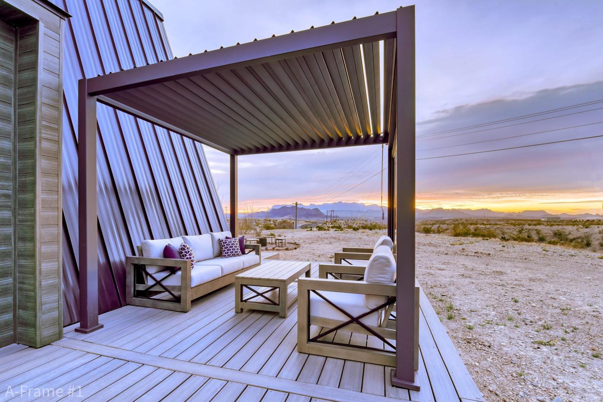 Stardust Big Bend Luxury A-Frame#5 Great Views Villa Terlingua Eksteriør bilde