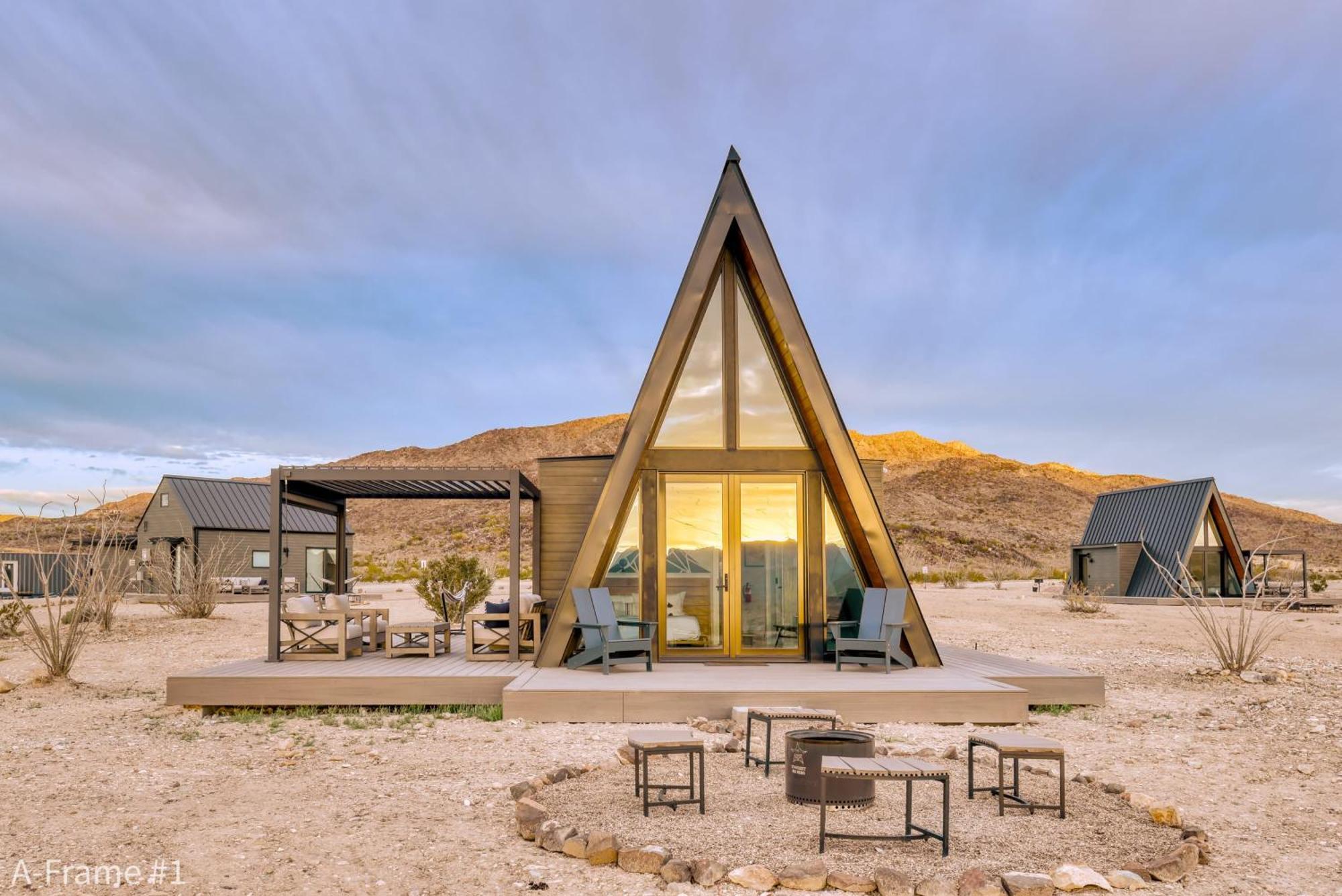Stardust Big Bend Luxury A-Frame#5 Great Views Villa Terlingua Eksteriør bilde