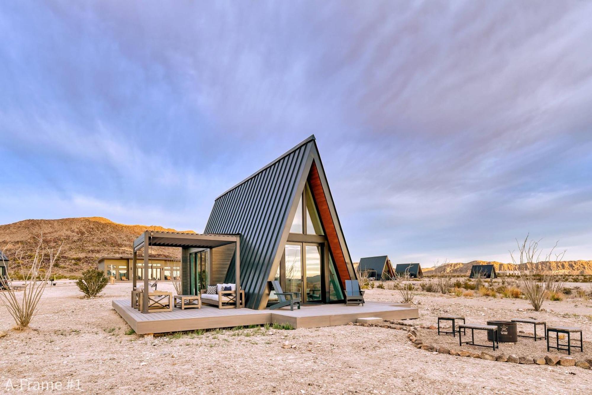 Stardust Big Bend Luxury A-Frame#5 Great Views Villa Terlingua Eksteriør bilde