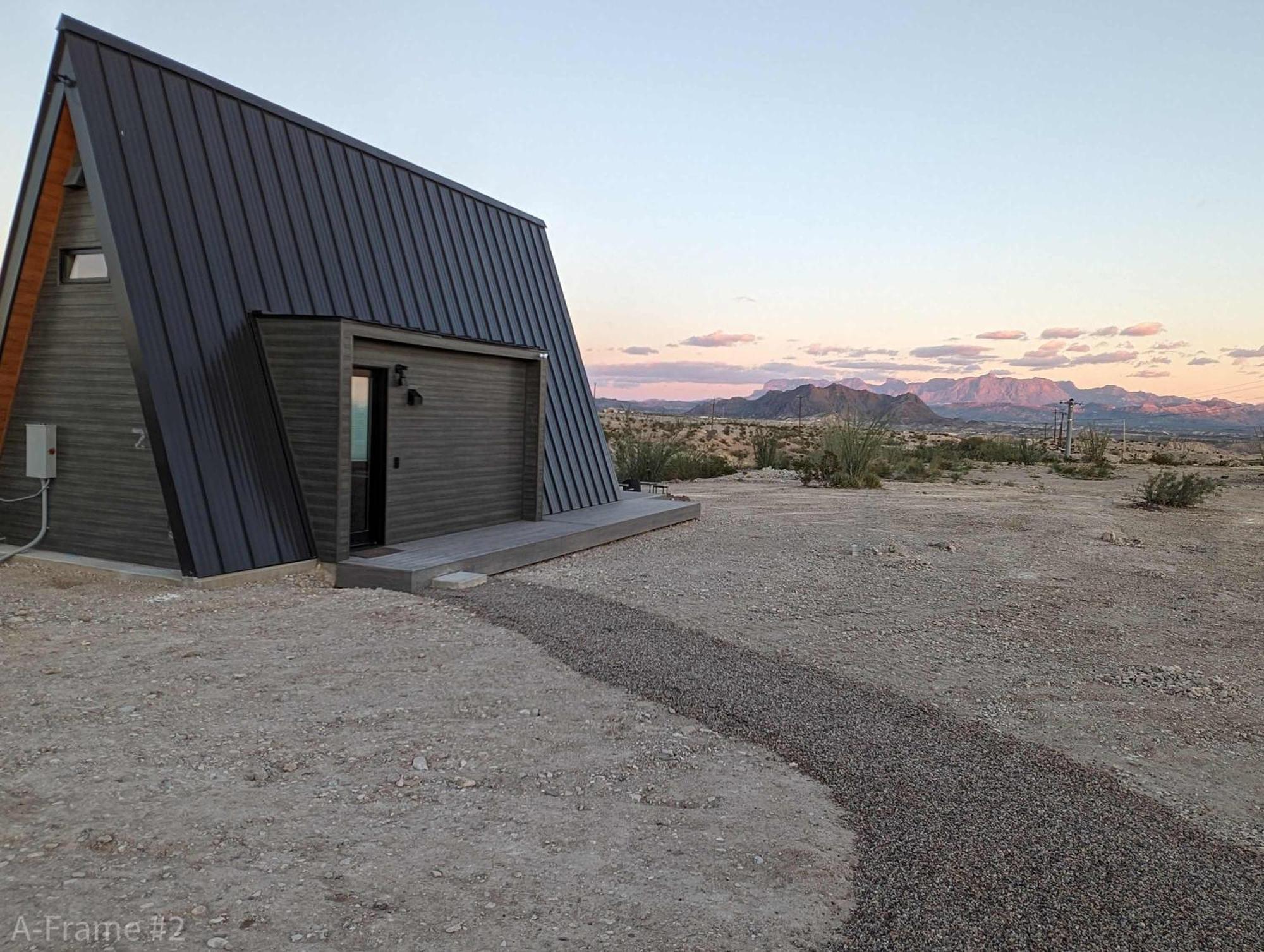 Stardust Big Bend Luxury A-Frame#5 Great Views Villa Terlingua Eksteriør bilde