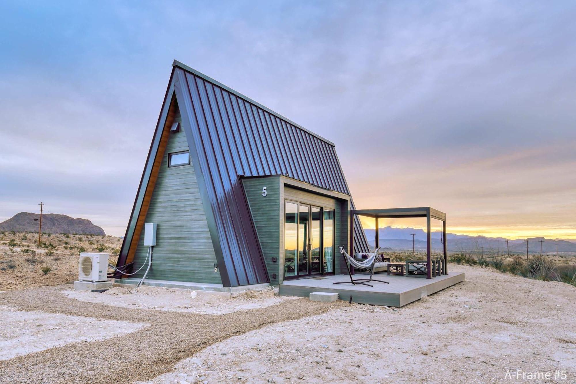 Stardust Big Bend Luxury A-Frame#5 Great Views Villa Terlingua Eksteriør bilde