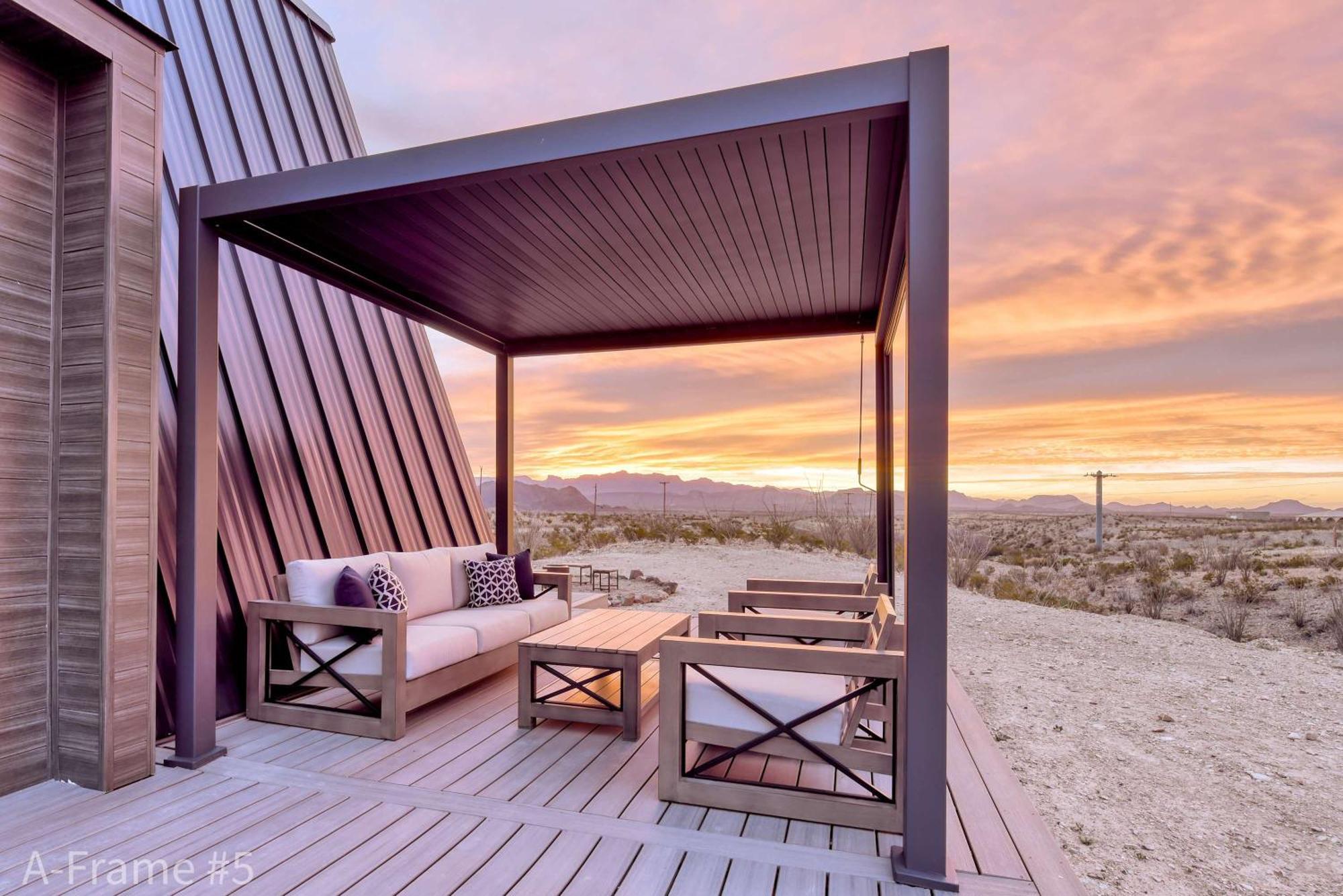 Stardust Big Bend Luxury A-Frame#5 Great Views Villa Terlingua Eksteriør bilde